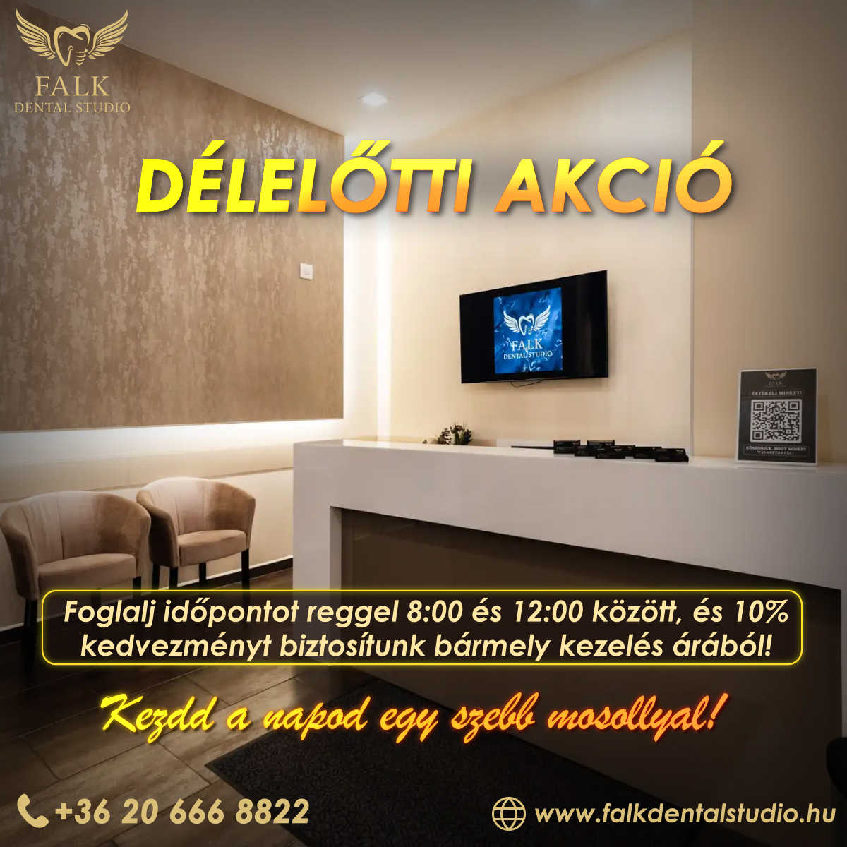 Délelőtti Akció – Kezdd a napod egy szebb mosollyal!